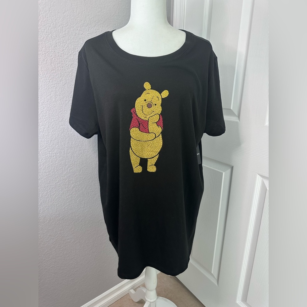Torrid Winnie The Pooh Classic Cotton Rhinestone Tee